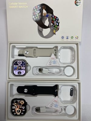 CD20 4G Cellulaire kaart slim horloge met GPS Roterende Pull camera touch encoder AMOLED scherm