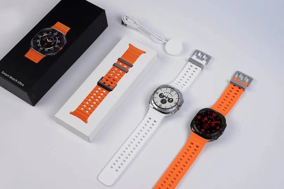 Nieuwste 2025 W7 Ultra GPS Ronde Smartwatch voor mannen en vrouwen Hartslagmeter Batterij 3.8V/400mAh-702224