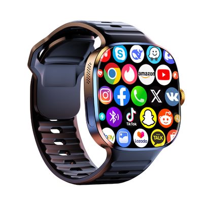 IP67 Waterdicht 2025 M99 4G SIM-kaart Smart Watch met telefoon BT Bel NFC GPS Deepseek Youtube Tiktok Whatsapp Ondersteuning