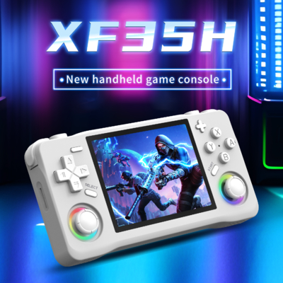 XF35H 3,5 inch WIFI Retro Handheld Game Console 3D Kids Mini Arcade Classic Game Players met EMMC RAM en Rk3326 CPU